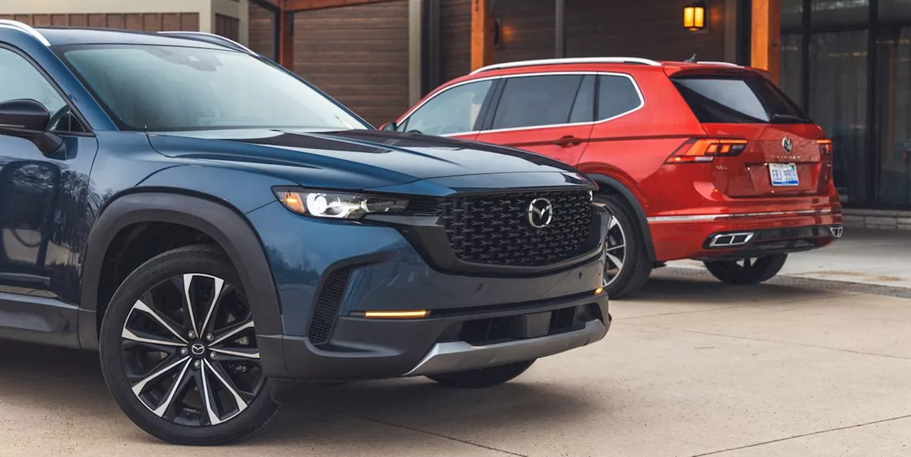 Comparison Test: 2024 Mazda CX-50 vs. 2024 Volkswagen Tiguan Split a Lot of Hairs