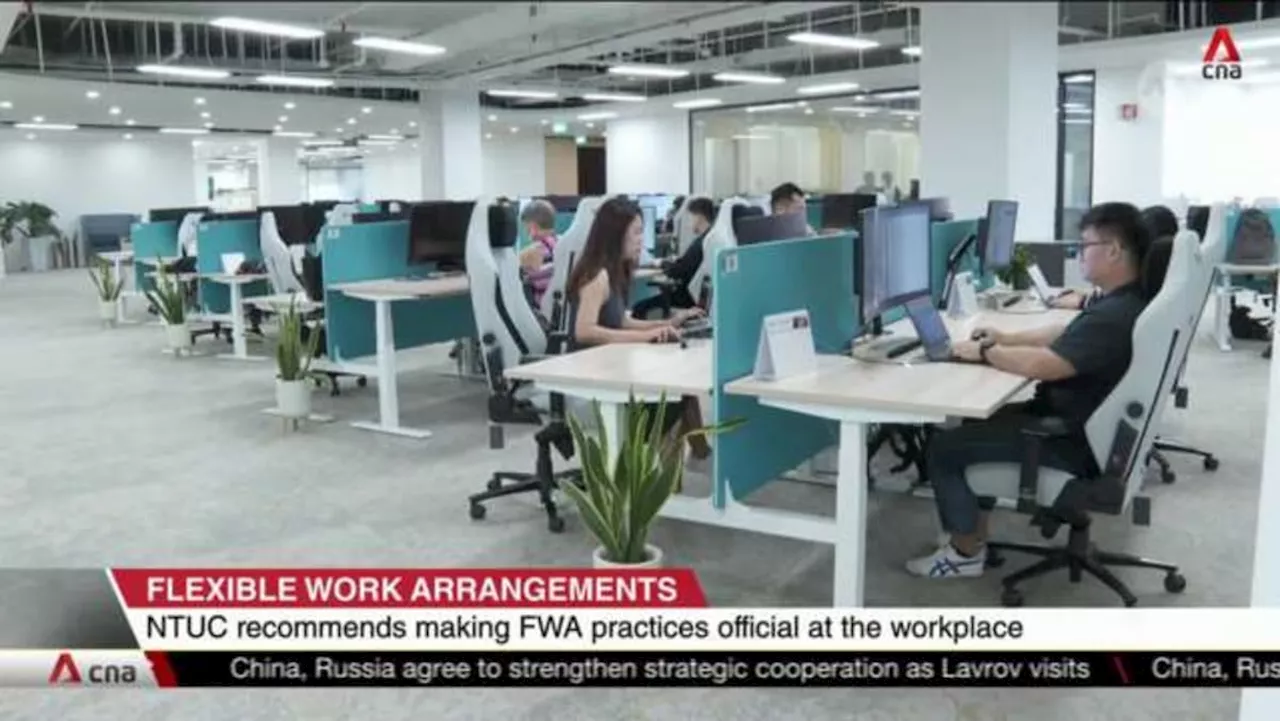 NTUC proposes making flexible work arrangements official at the workplace