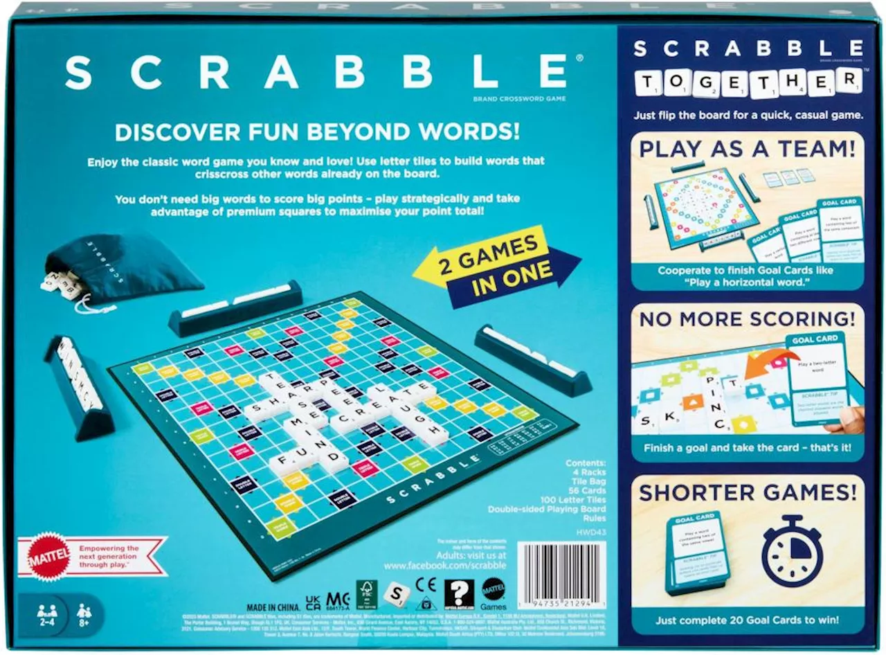 A new version of Scrabble aims to make the word-building game more accessible