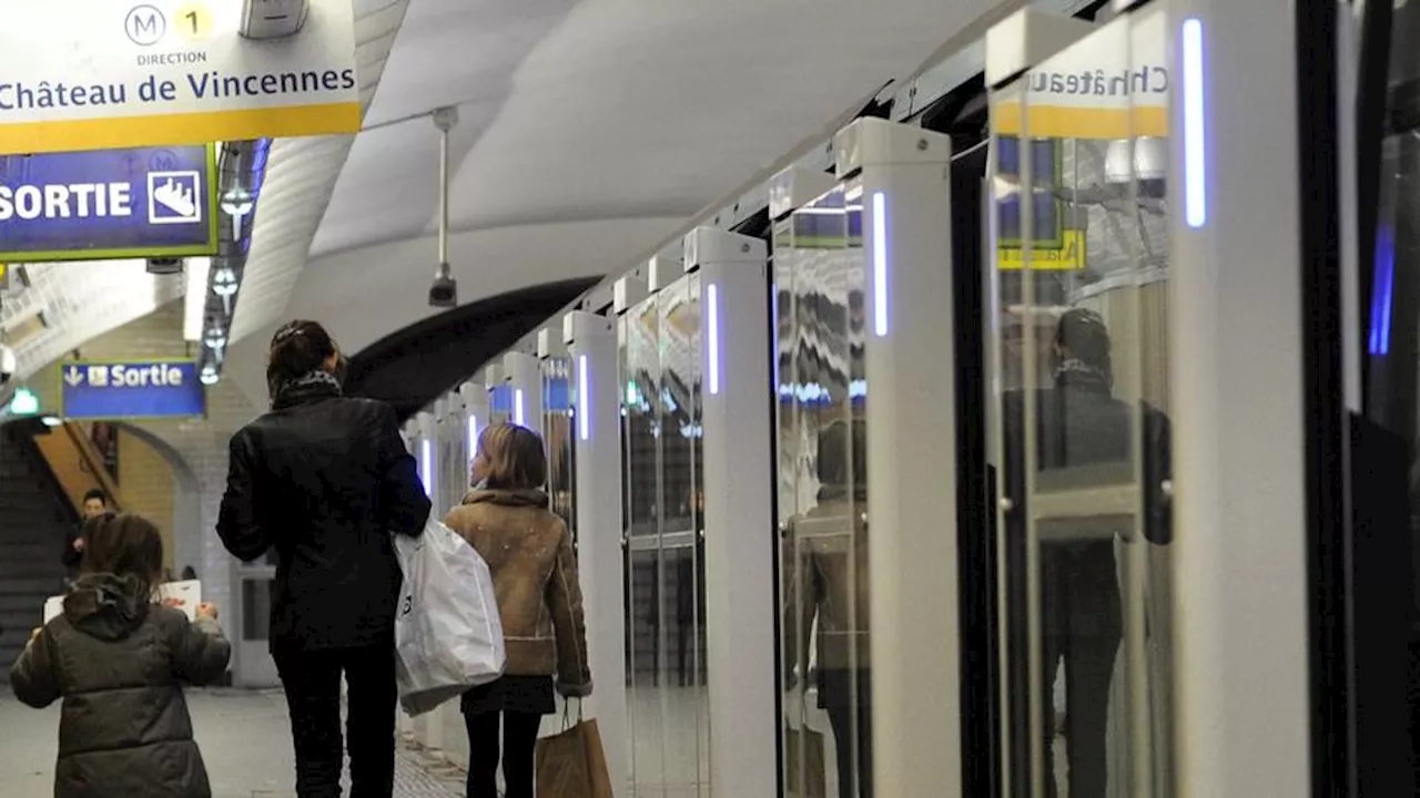 Paris : le trafic interrompu au moins jusqu'à midi sur la ligne 1 du métro