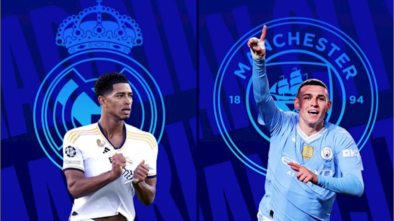 Real Madrid e Manchester City se enfrentam nas quartas de final da Champions League