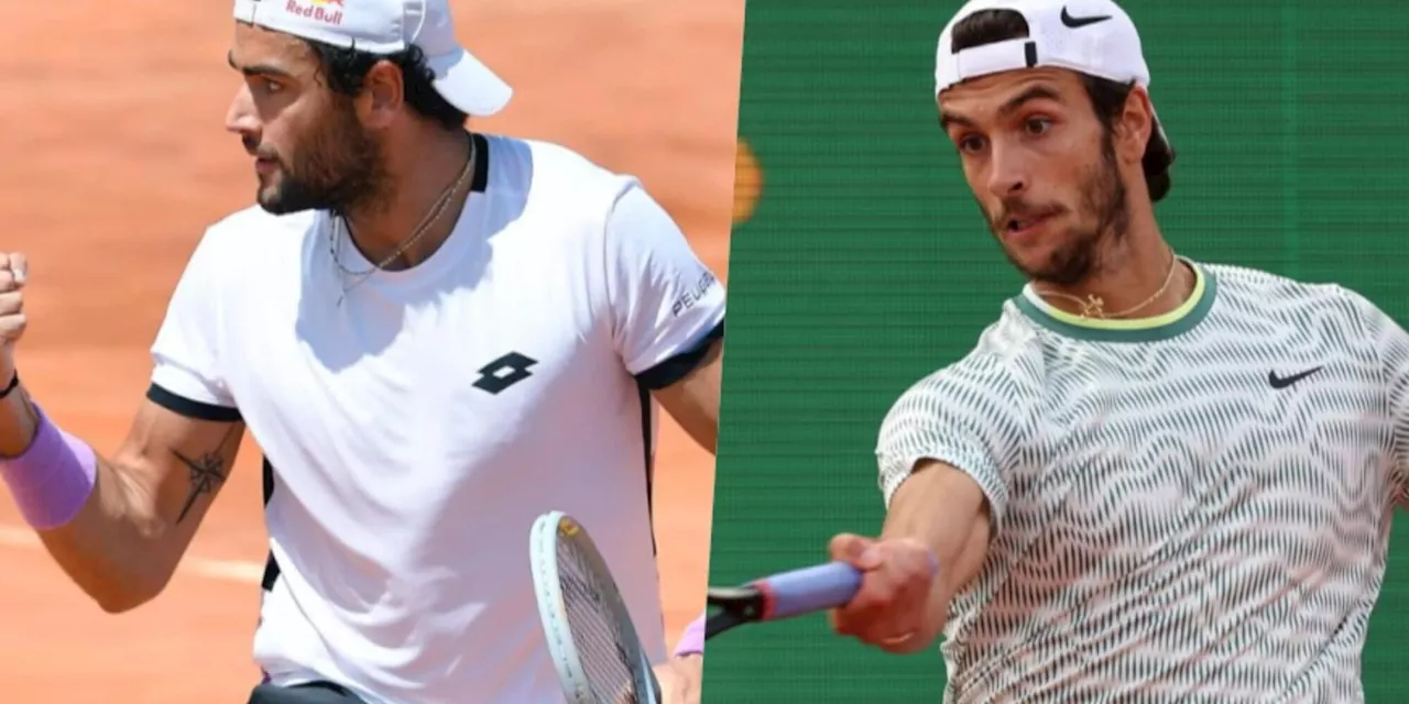 Montecarlo, il programma degli italiani di oggi: in campo Berrettini e Musetti