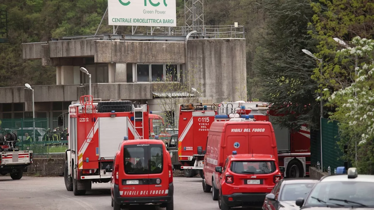 At least 3 dead and 4 missing in an explosion at hydroelectric plant in Italy