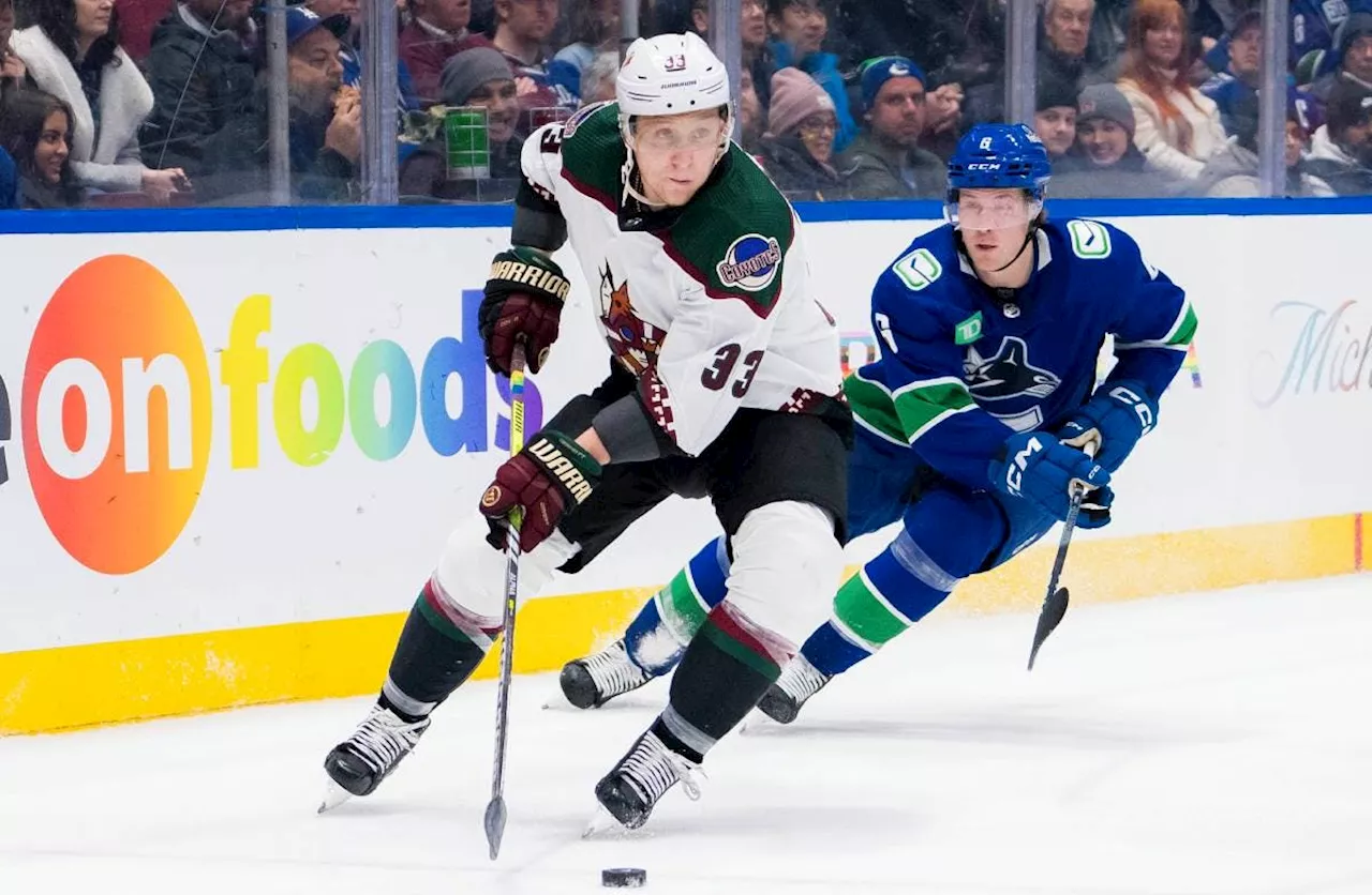 Arizona Coyotes’ Travis Dermott likely out for rest of the season with upper-body injury