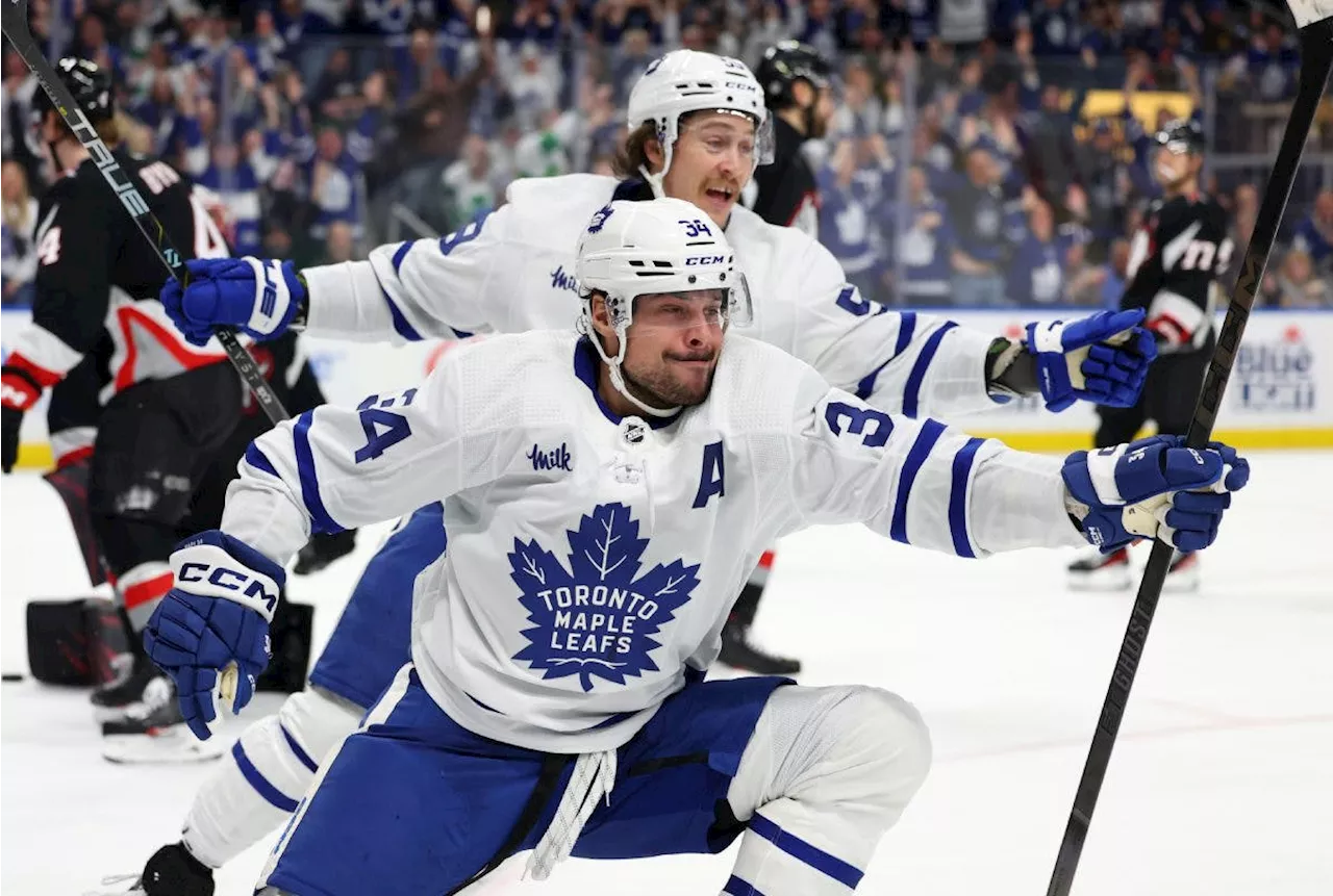 Auston Matthews is in rare air after 65th goal