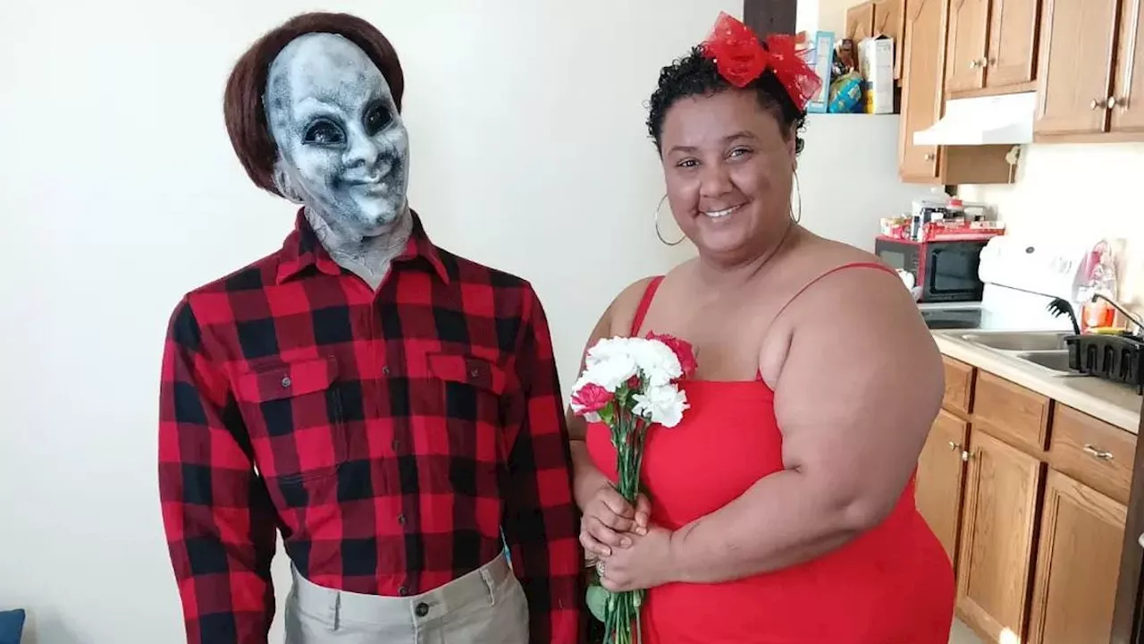 Woman marries male doll after marrying woman zombie doll