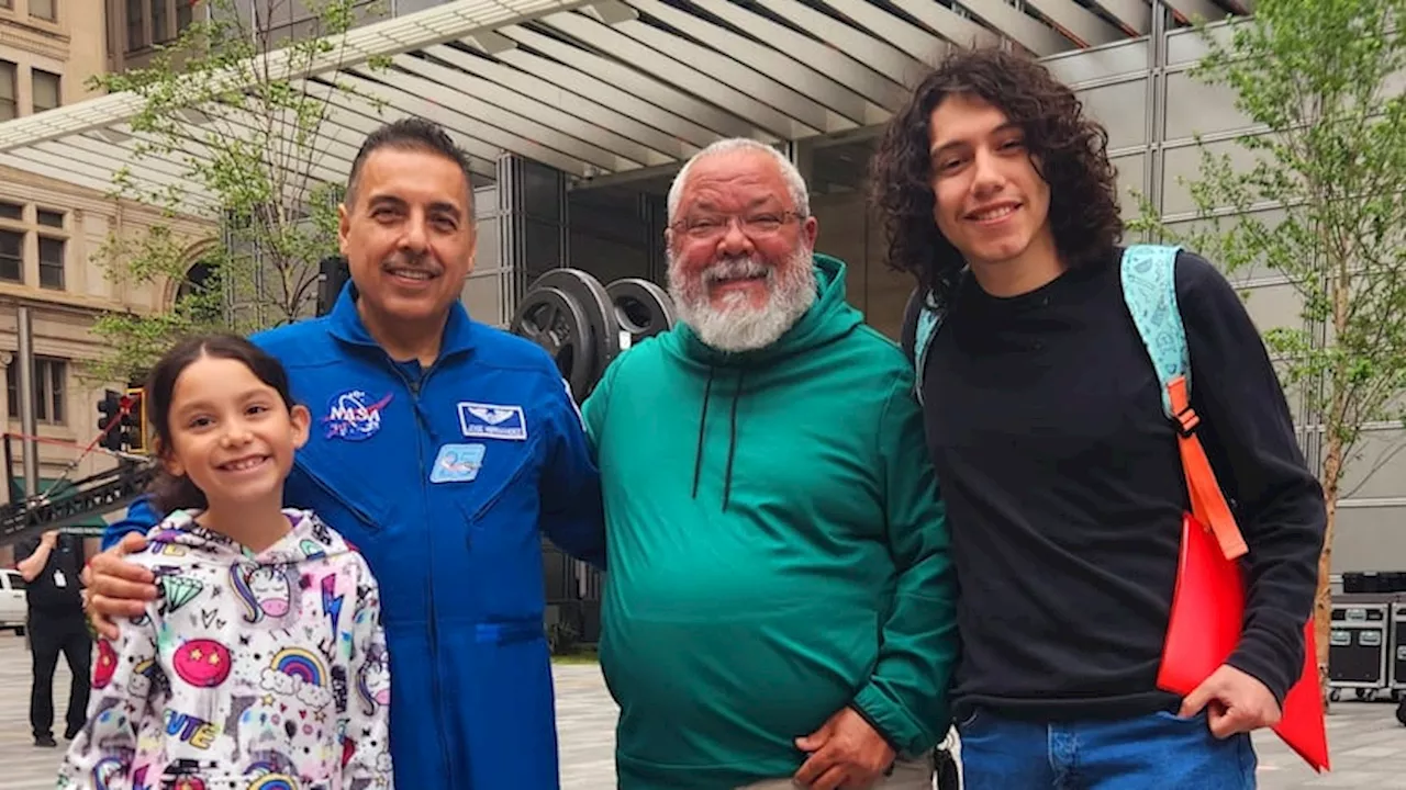 NASA astronaut Jose Hernandez inspires Hispanic youth in Dallas for eclipse