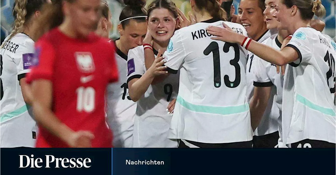 ÖFB-Frauen siegen in Polen mit 3:1