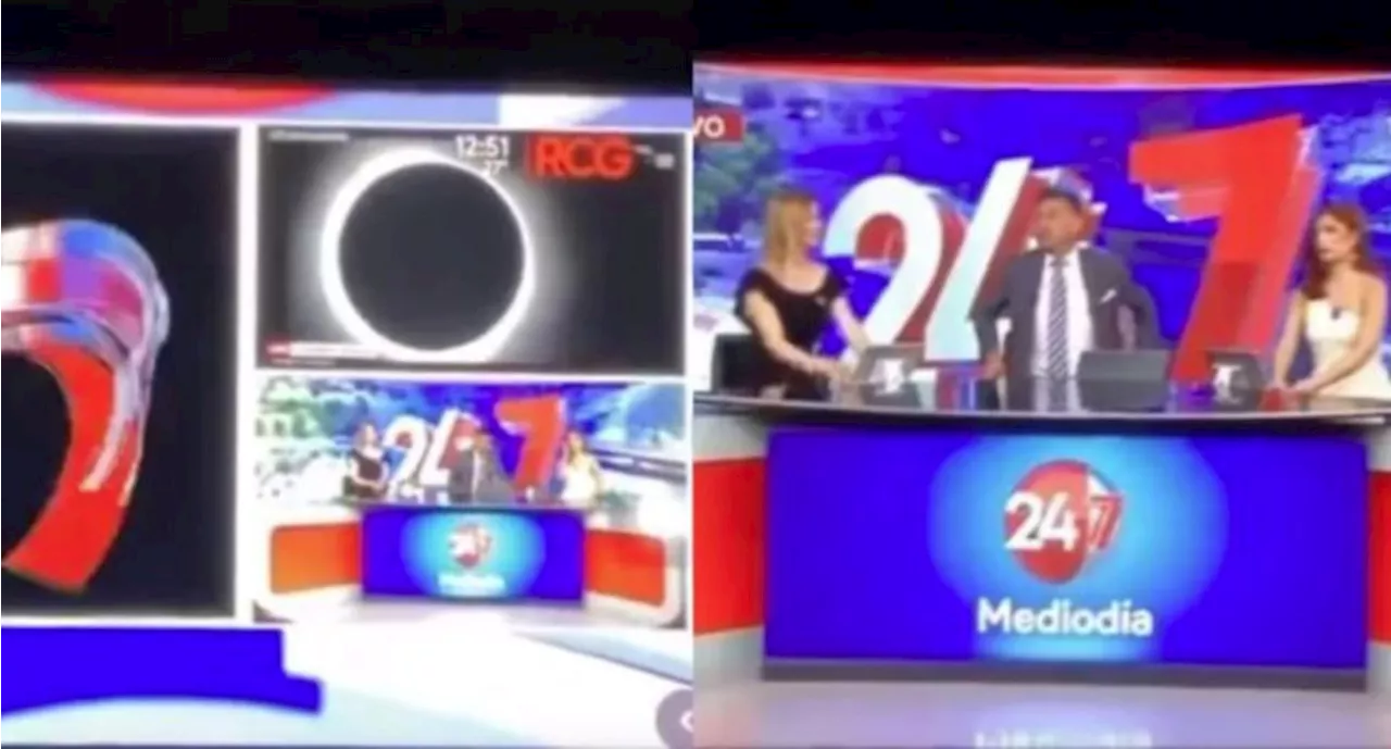 Eclipse Solar 2024: Noticiario de Coahuila muestra “bochornoso” video durante evento astronómico