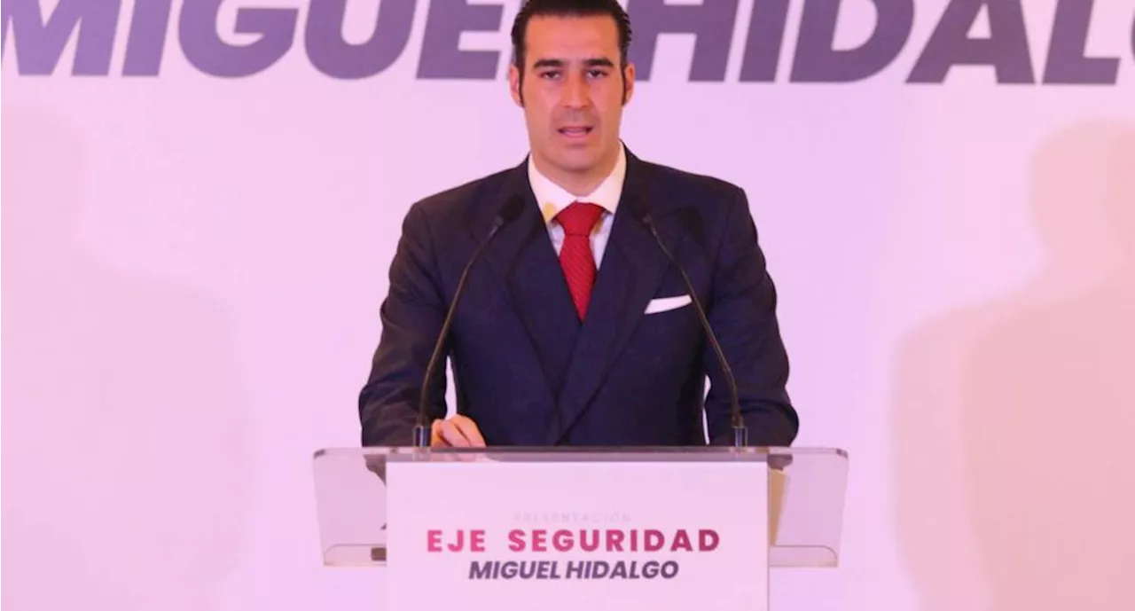 Miguel Torruco presenta su 'Plan Maestro de Seguridad' para la alcaldía Miguel Hidalgo