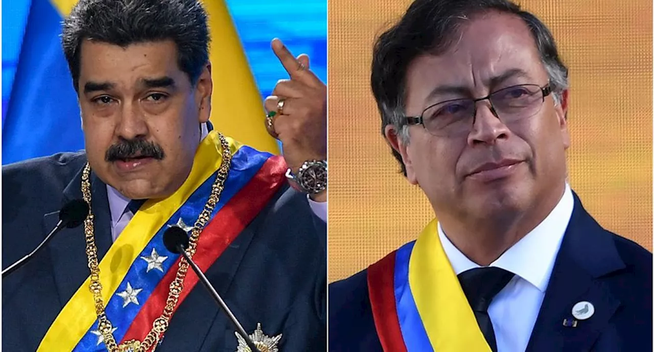 Nicolás Maduro y Gustavo Petro se reúnen en Caracas por quinta vez en medio de tensión entre ambos países