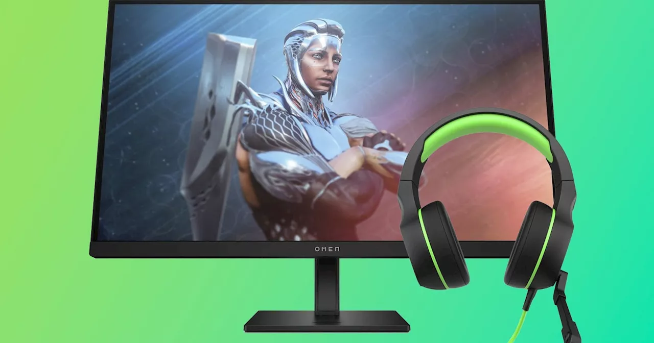 This 27-inch HP gaming monitor (and free headset) are yours for £160