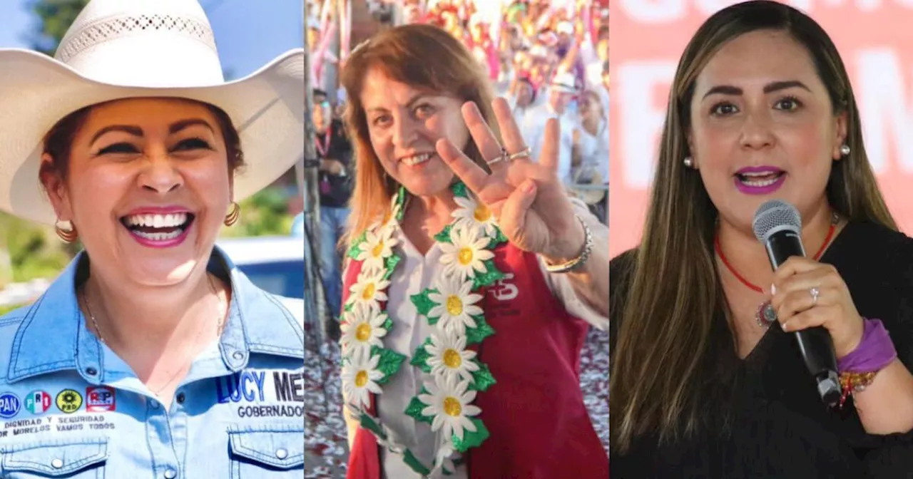 Ellas son las candidatas a la gubernatura de Morelos