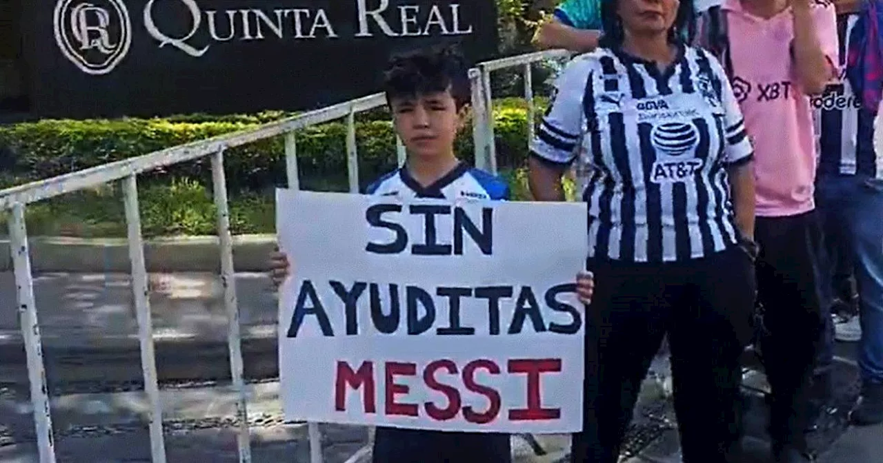 “Sin ayuditas, Messi”: ¡Fans se desbordan en Monterrey por arribo de Lionel con Miami! (VIDEO)