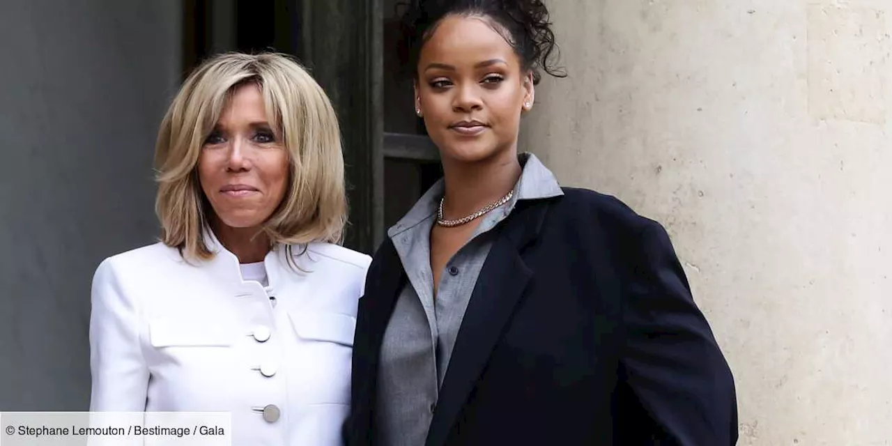 Rihanna parle de sa relation avec Brigitte et Emmanuel Macron