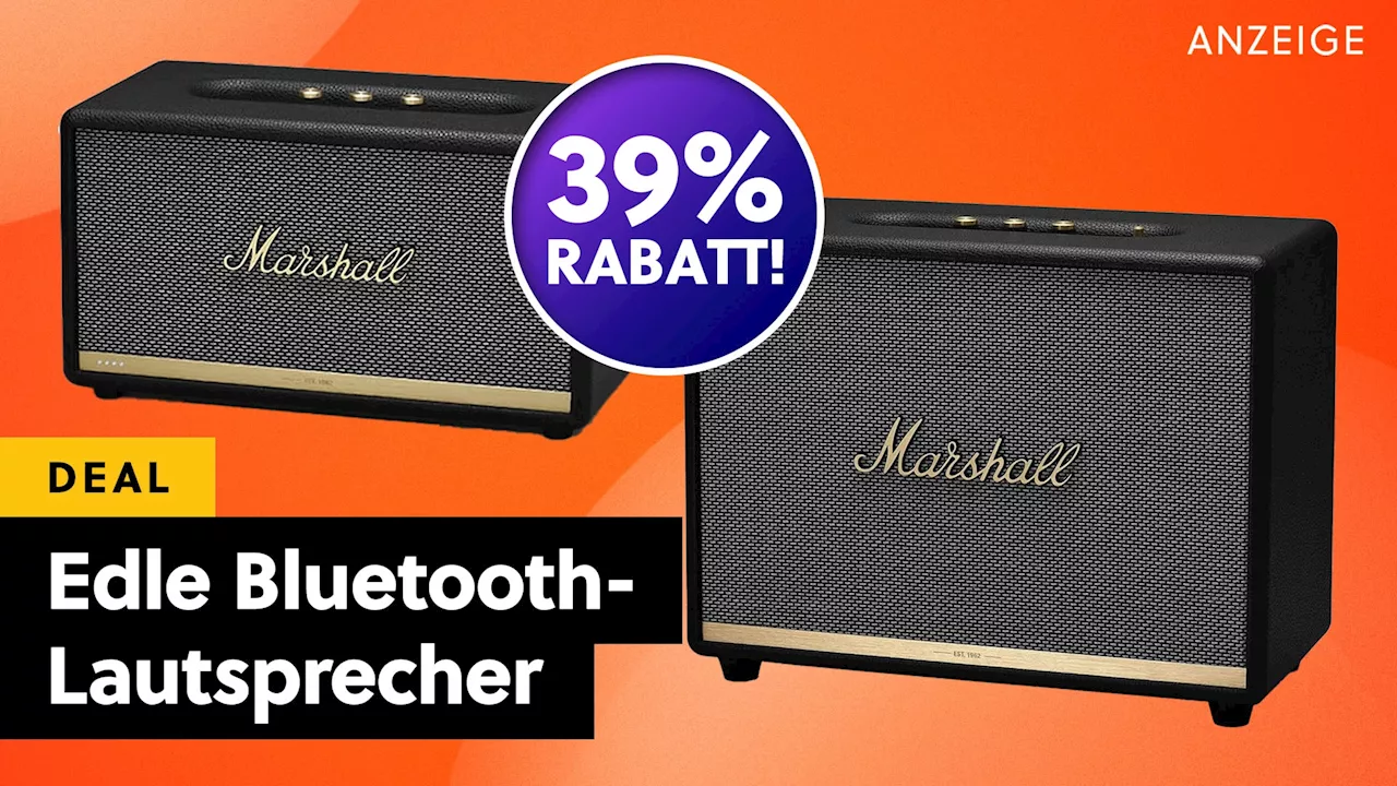 Edle High-End Bluetooth-Lautsprecher von Marshall mit erheblichen Rabatten bei Amazon