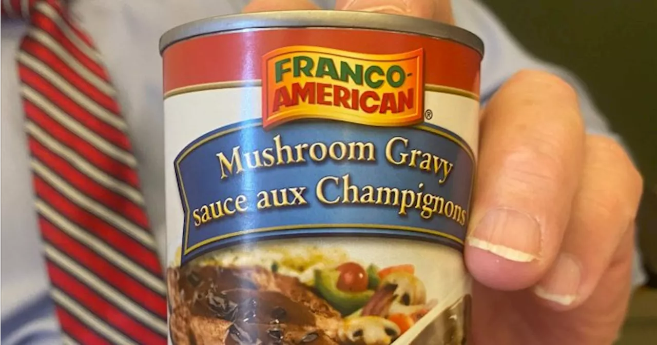 Doug Ford gifted with can of gravy amid office spending blowback