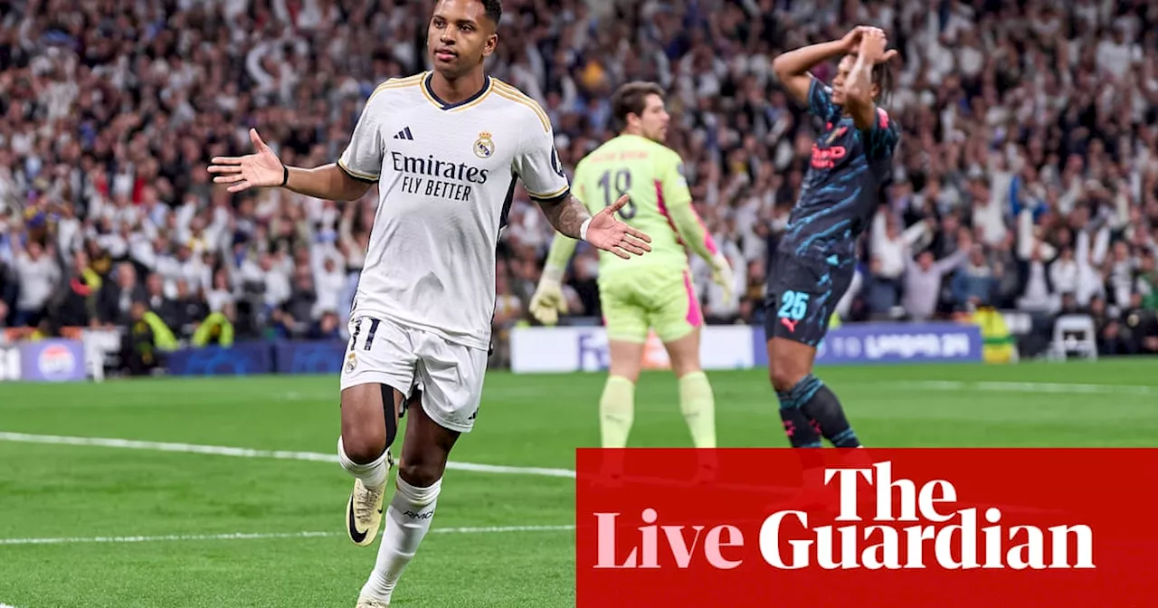 Real Madrid v Manchester City: Champions League quarter-final, first leg