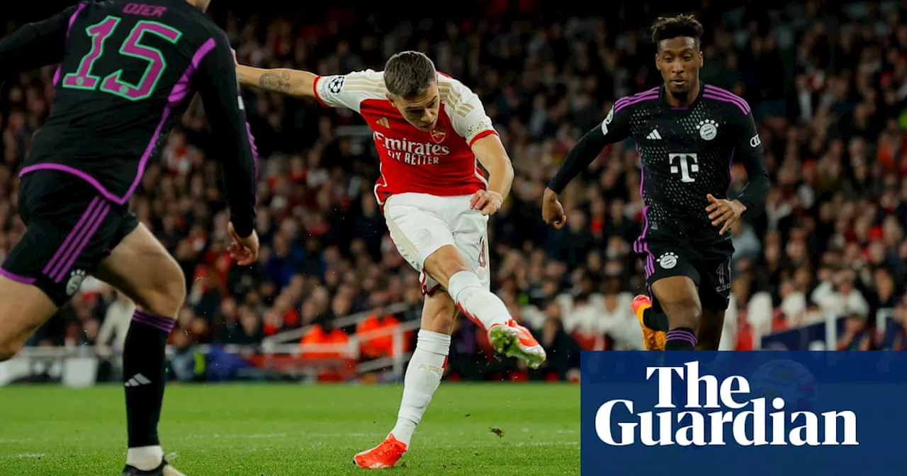 Trossard keeps Arsenal hopes alive with equaliser against Bayern Munich