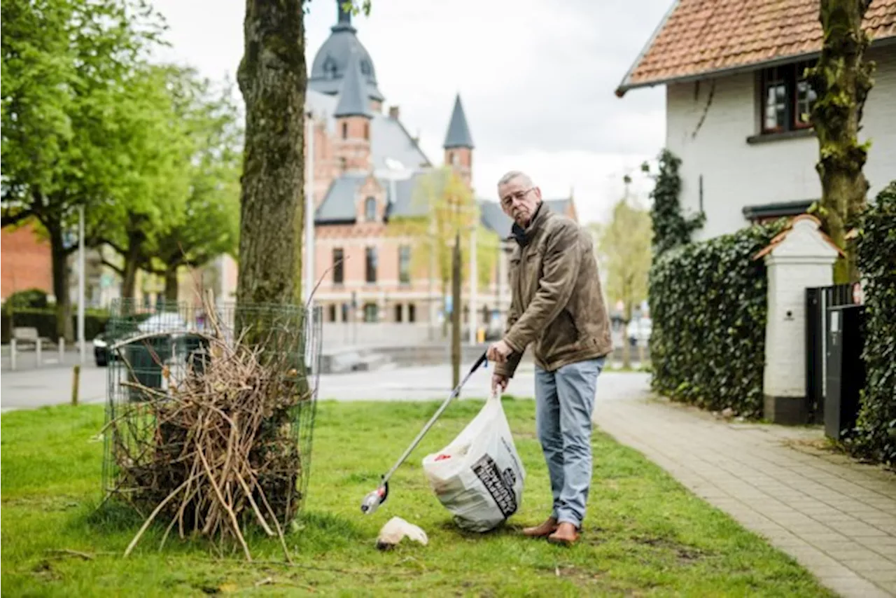 Luc (62) ruimde al 70.000 liter zwerfvuil: “Ik kan het gewoon niet zien liggen”