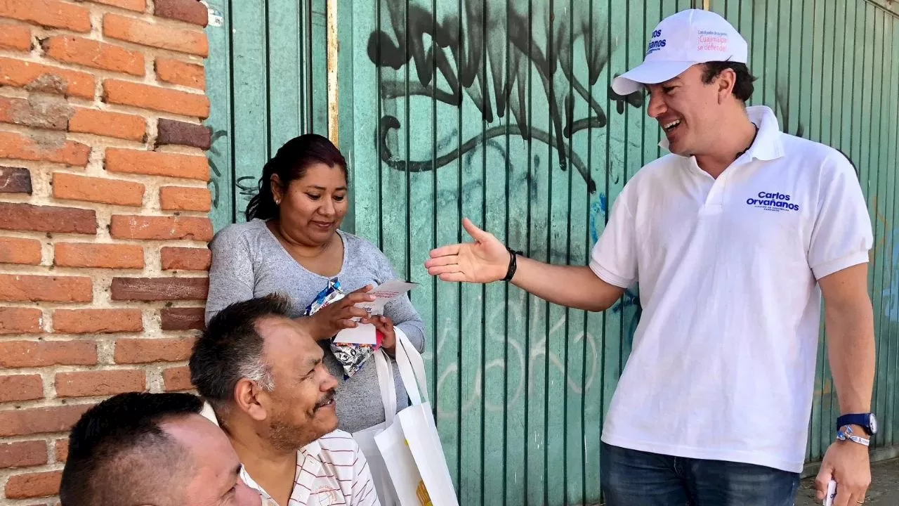 Candidato Carlos Orvañanos llama a habitantes de Cuajimalpa a &quot;cobrar factura&quot; a AMLO y Morena