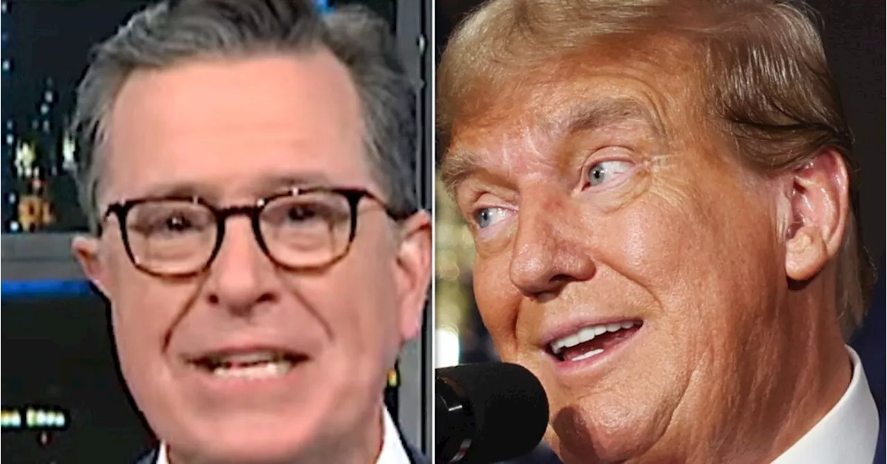 'Helluva Campaign Message': Stephen Colbert Torches Trump's 'Bizarre' New Video