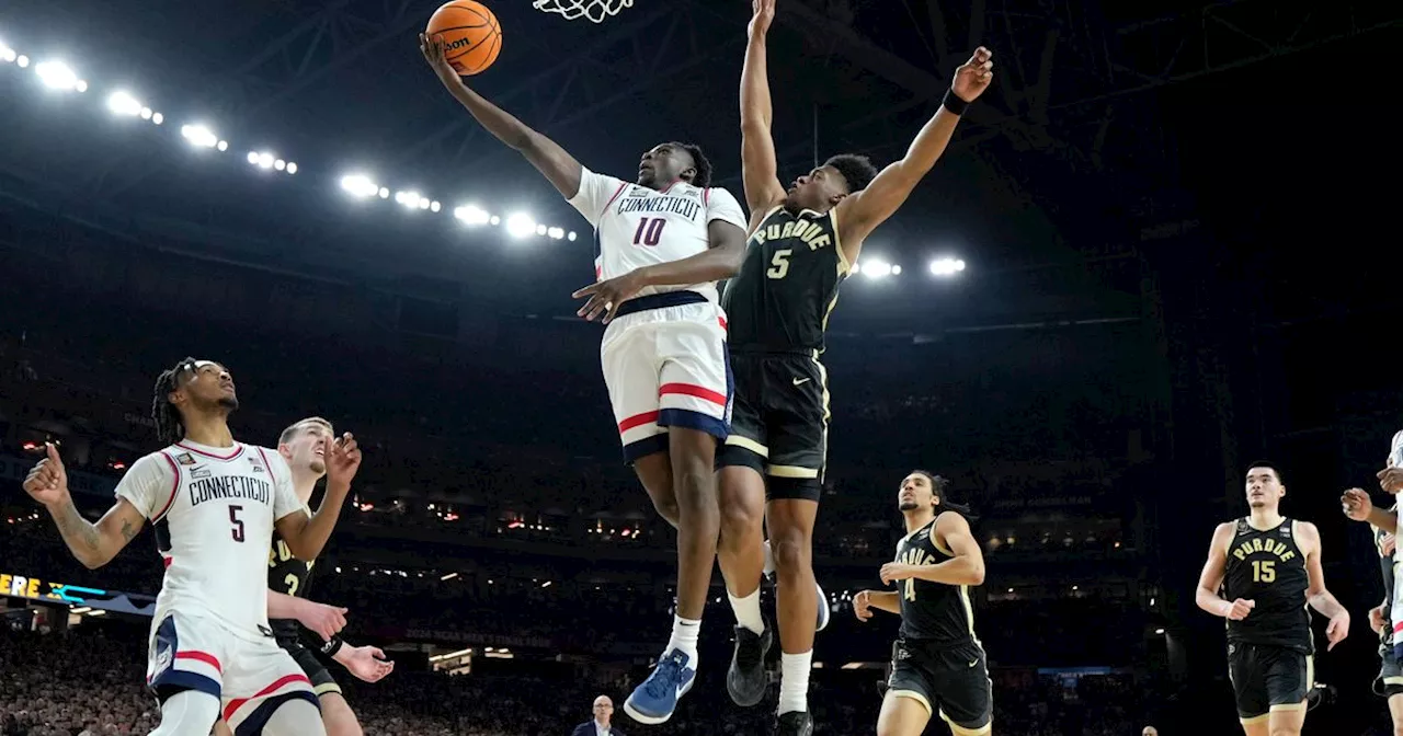 UConn Concludes A Dominant Run To Its 2nd Straight NCAA Title, Beating Zach Edey And Purdue 75-60