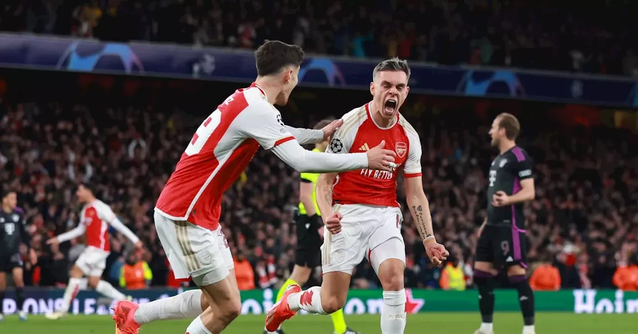 Trossard rescues Arsenal in Champions League clash with Bayern Munich