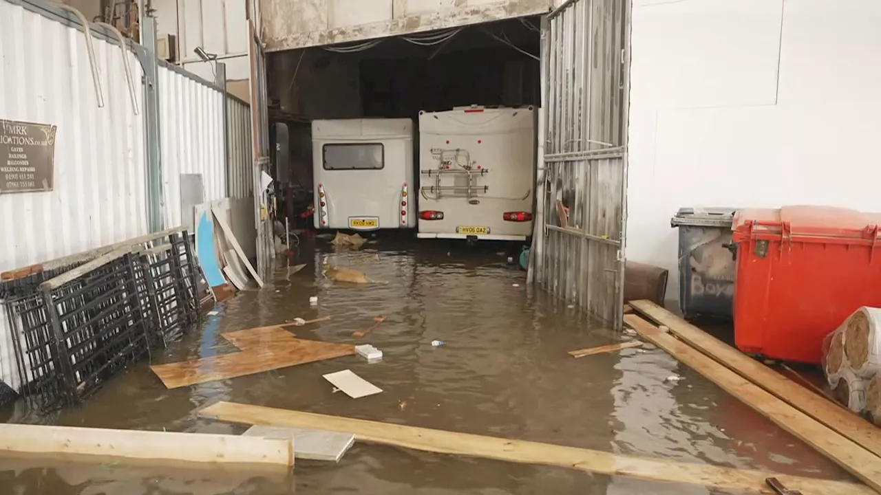 Businesses in West Sussex Submerged in Flood Water