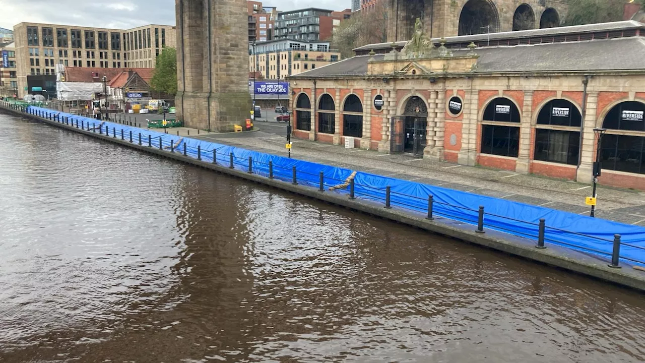 'Flooding expected' in Newcastle and coasts off North Tyneside and North Yorkshire