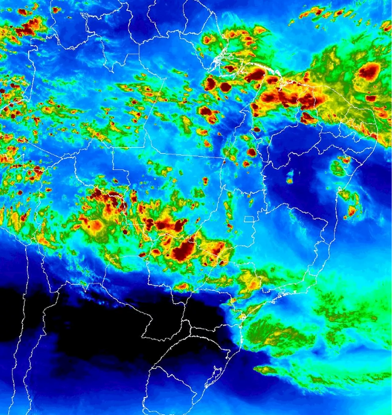 Alerta de chuvas intensas em São Paulo, Minas Gerais, Rio de Janeiro e Bahia