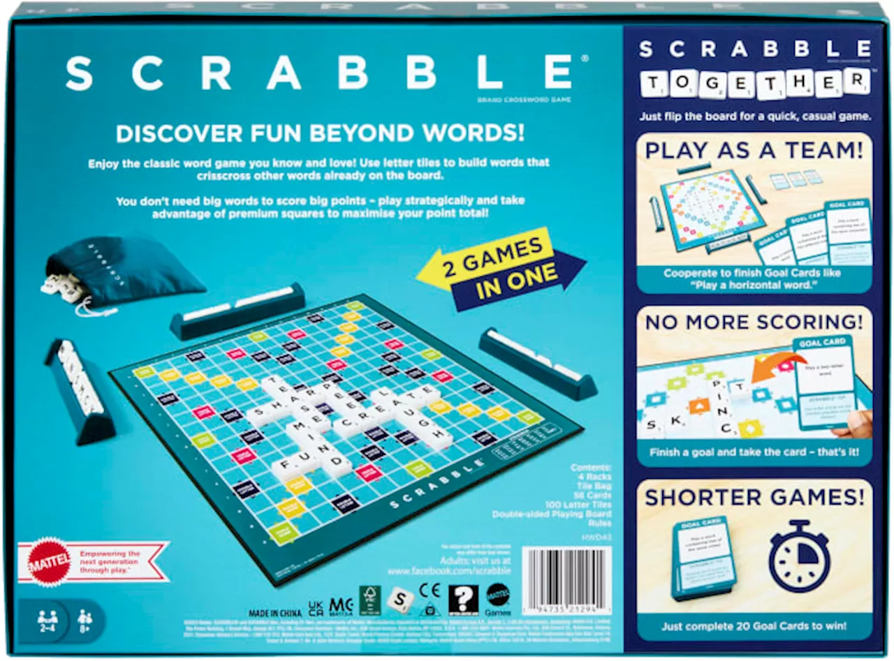 A new version of Scrabble aims to make the word-building game more accessible