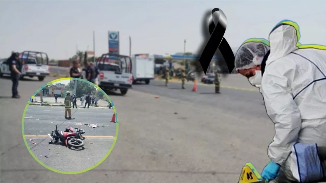 Motociclista muere en accidente sobre la carretera Pachuca-Ciudad Sahagún