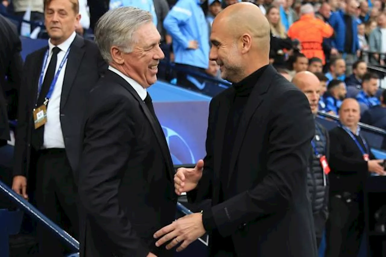 Carlo Ancelotti (Real Madrid) et Pep Guardiola (City) : un sommet, deux façons de manager