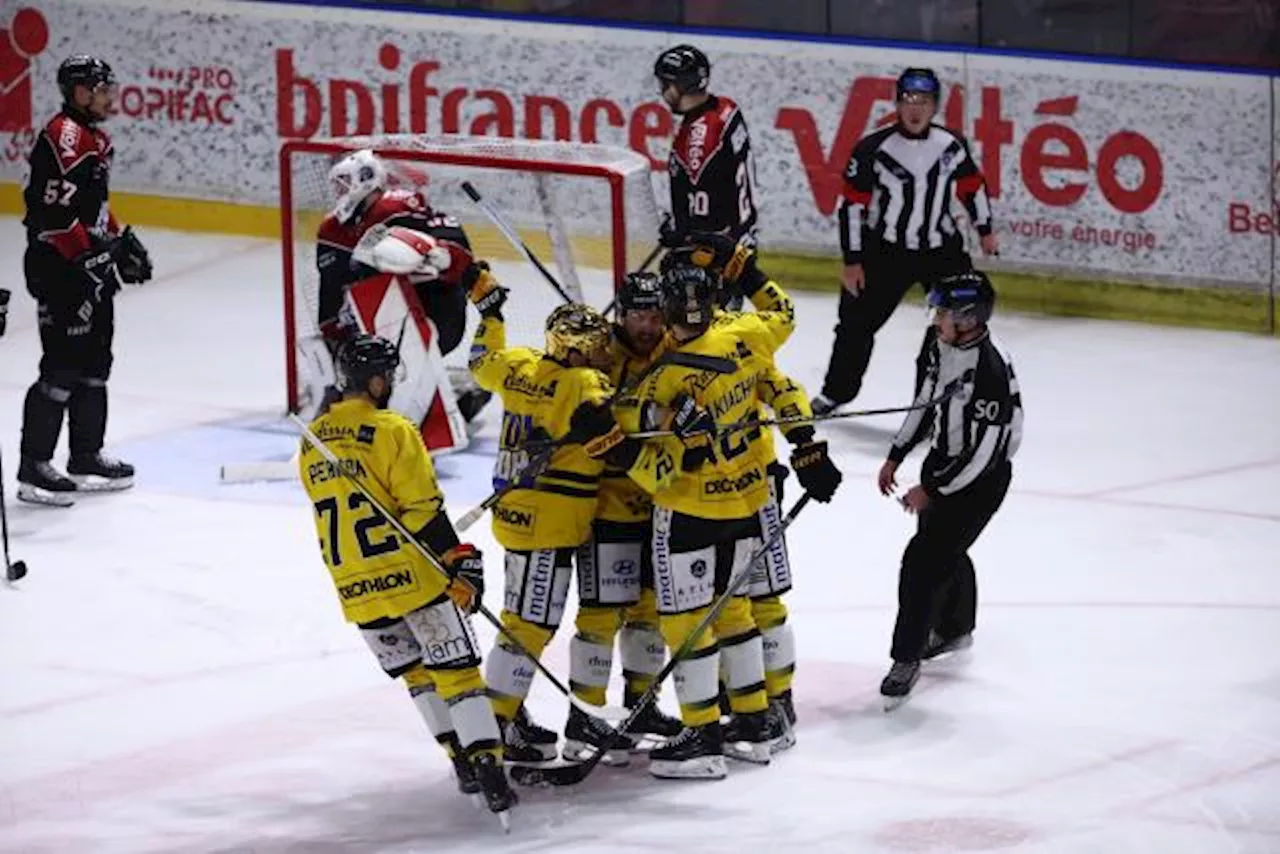 Les Dragons de Rouen remportent le match 3 et se relancent en finale de Ligue Magnus