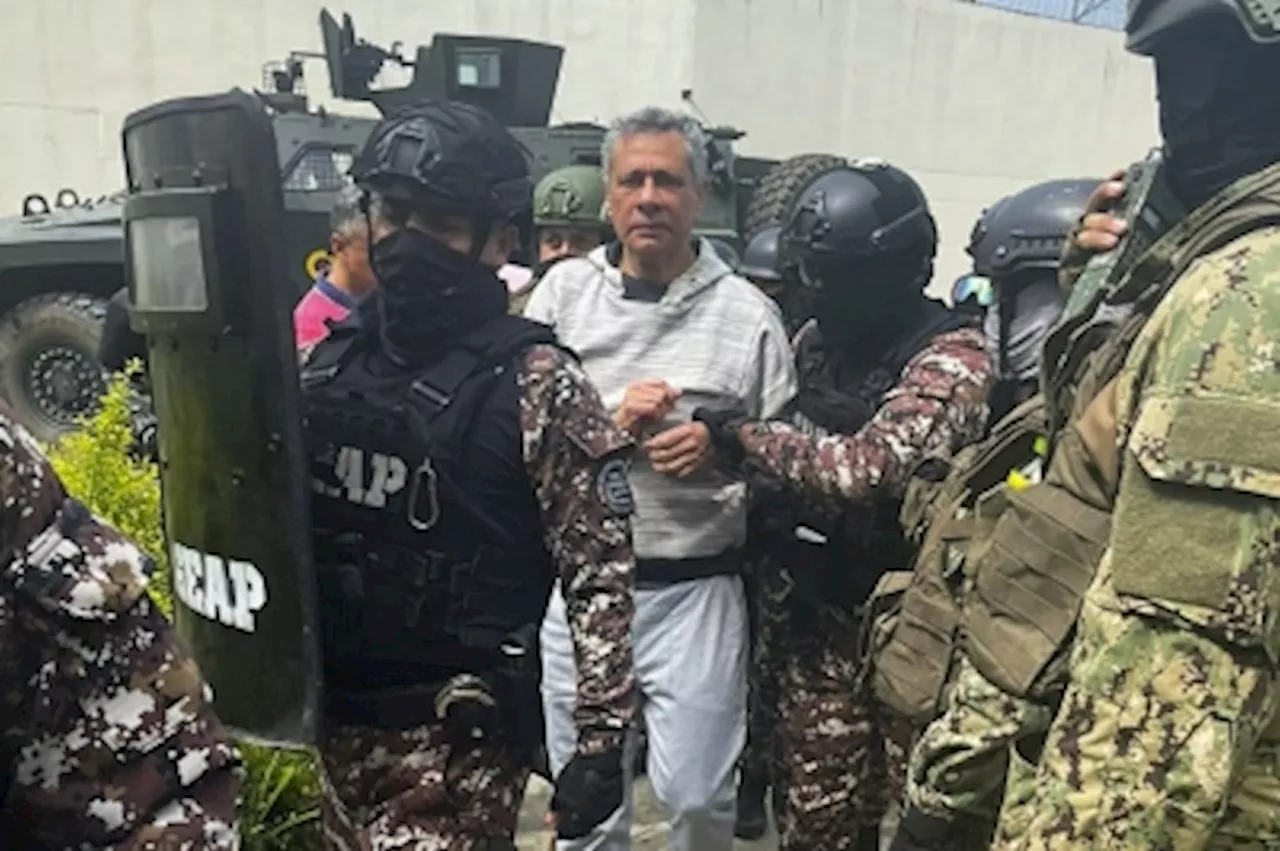 Ecuador’s ex-VP hospitalised after capture in embassy raid