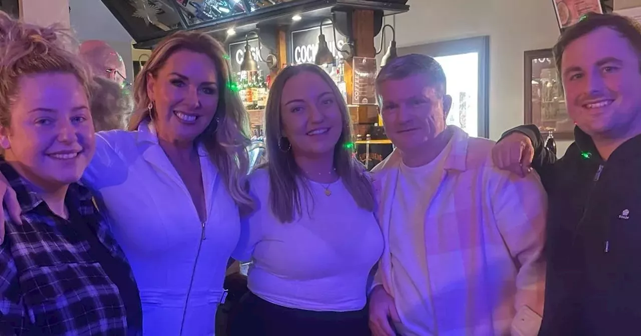 Ricky Hatton and Claire Sweeney leave Greater Manchester pub 'starstruck'