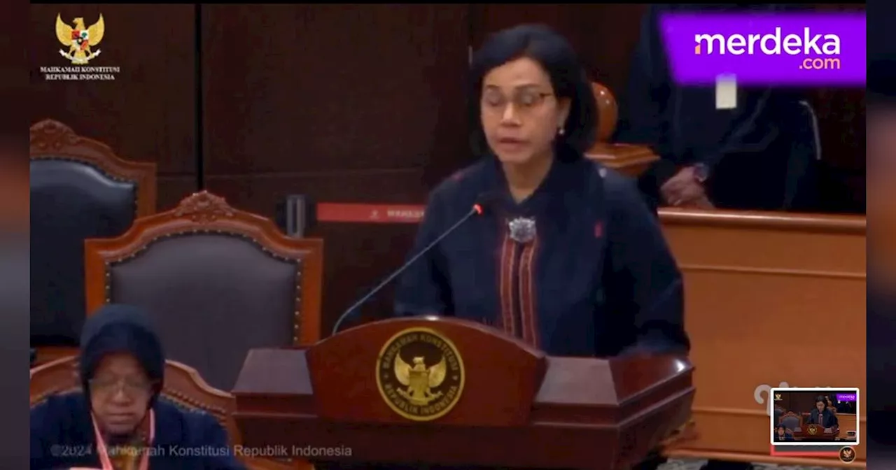 Sri Mulyani di Sidang Sengketa Pilpres: Penetapan APBN 2024 Tidak Dipengaruhi Paslon Capres-Cawapres