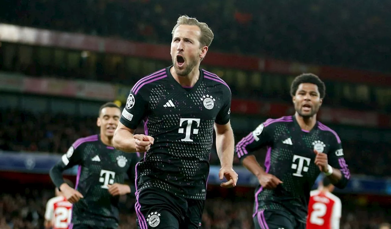 Champions League: Kane trifft bei Arsenal, Bayern träumt vom Halbfinale!