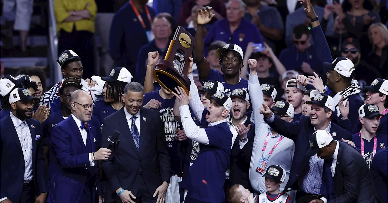 UConn routs Purdue 75-60 in men's national championship, goes back-to-back