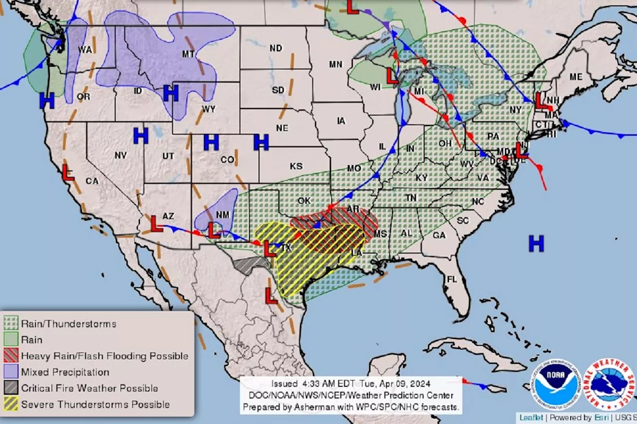 Texas Hit by Barrage of Extreme Weather Warnings