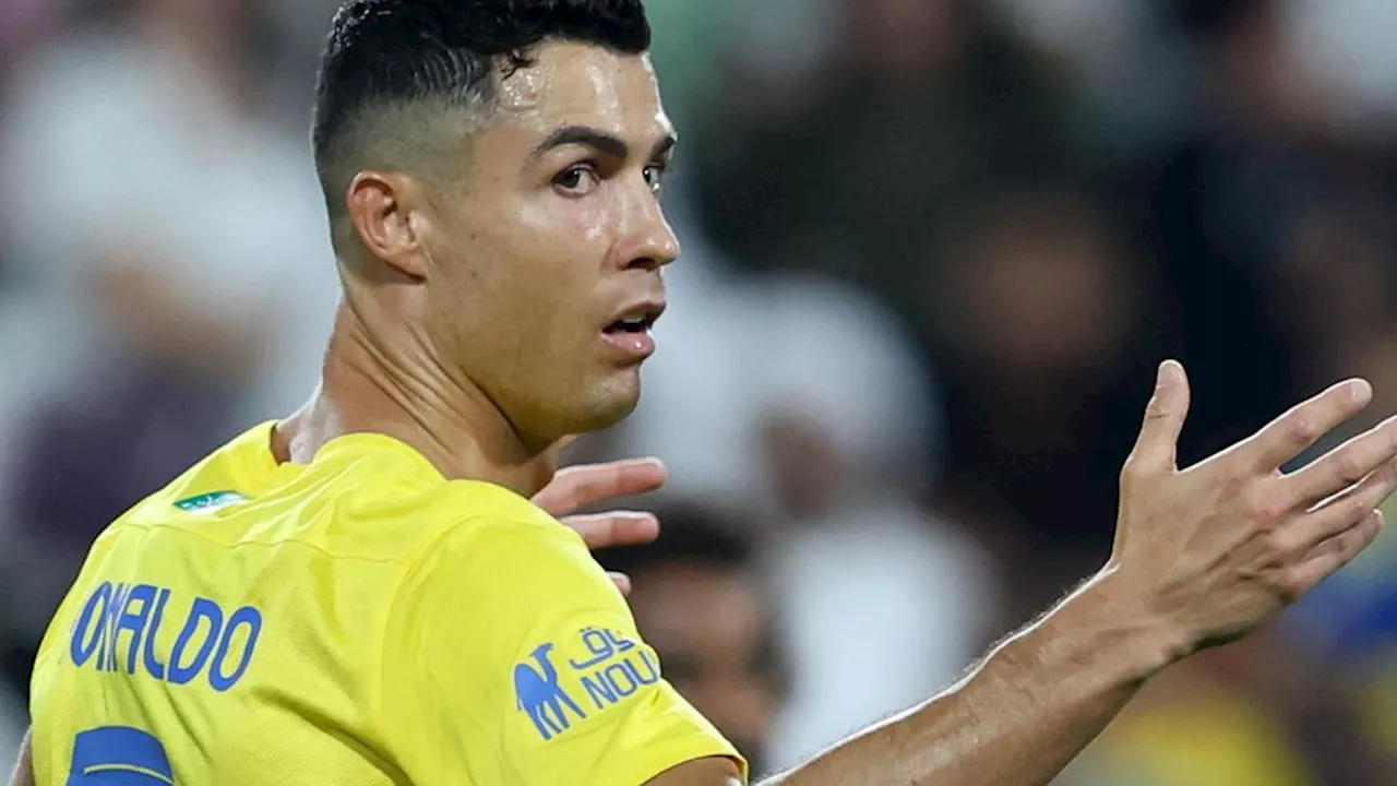 Cristiano Ronaldo krijgt rood in Saoedische Super Cup en laat zich gaan