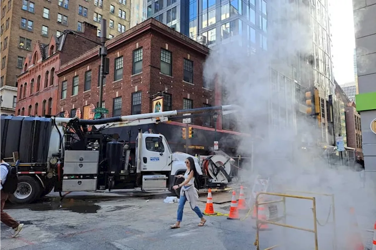 The Happy Rooster will be temporarily closed after a water main break, excessive steam, and fire