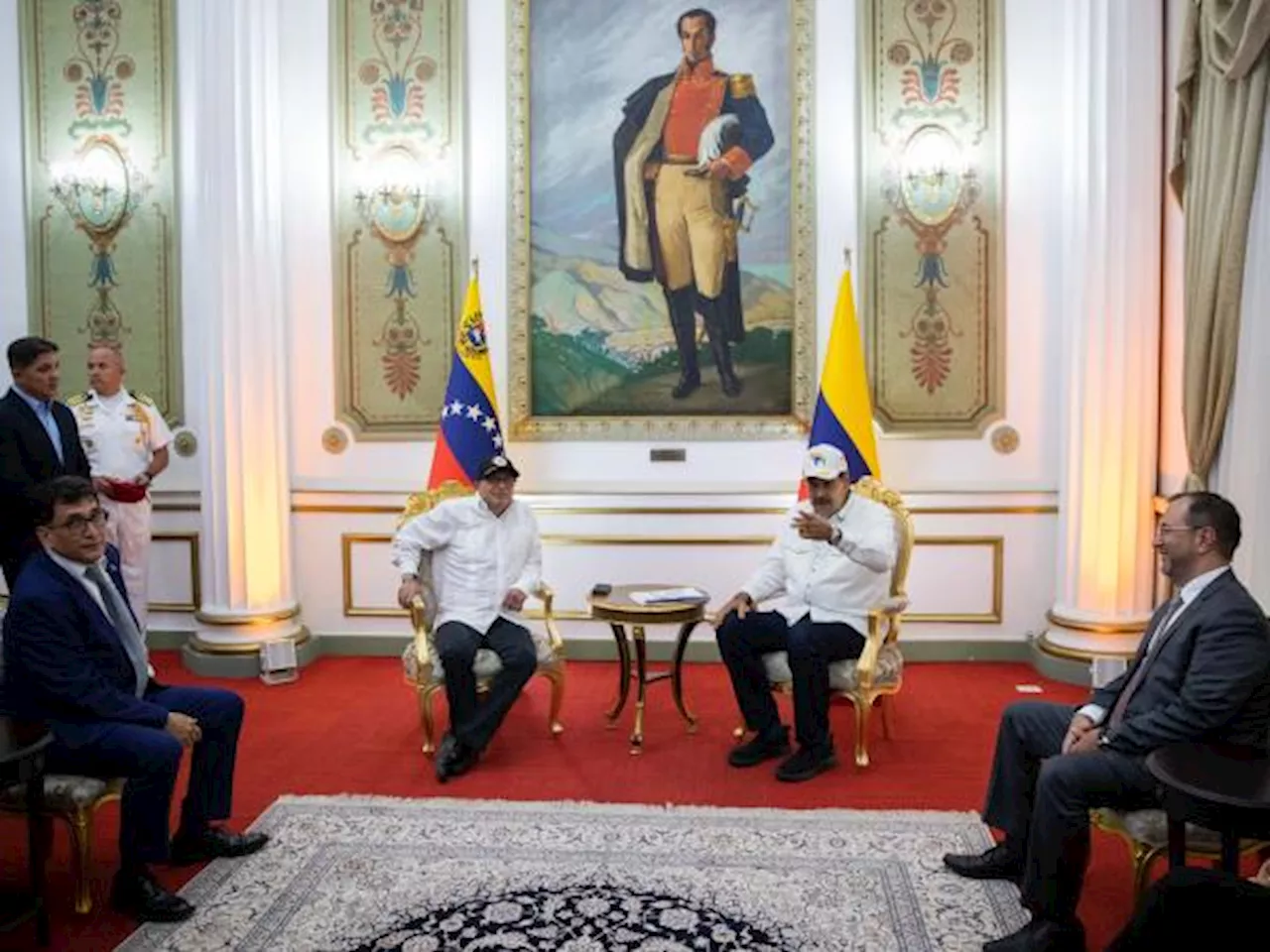 Gustavo Petro y Nicolás Maduro ya están reunidos en Venezuela: qué temas están tocando