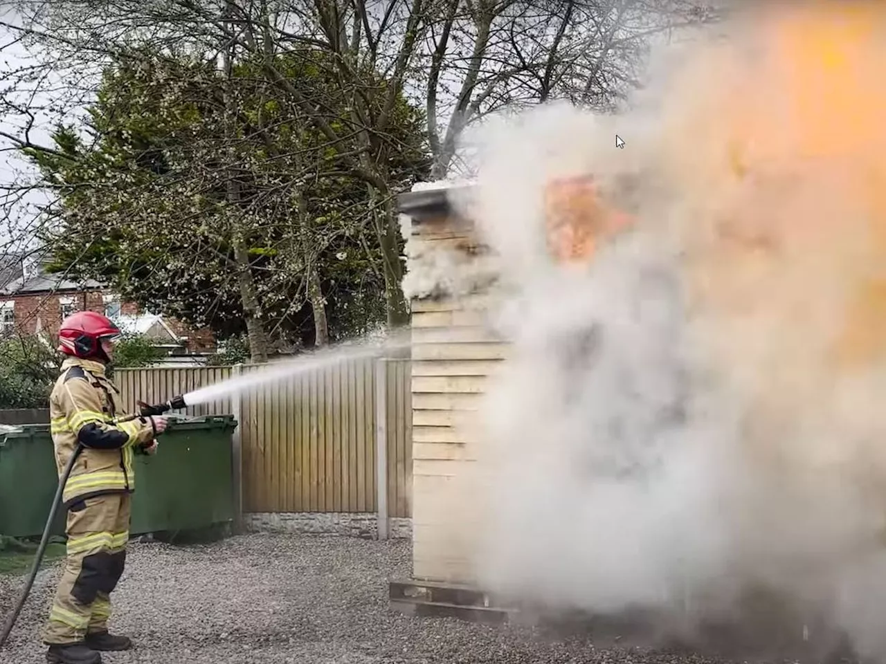 Telford YouTuber's Sauna Building Attempt Ends in Flames