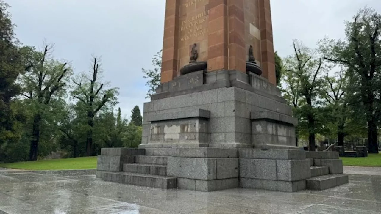 ‘Lowest of the low’: Outrage as thieves steal plaque from cenotaph