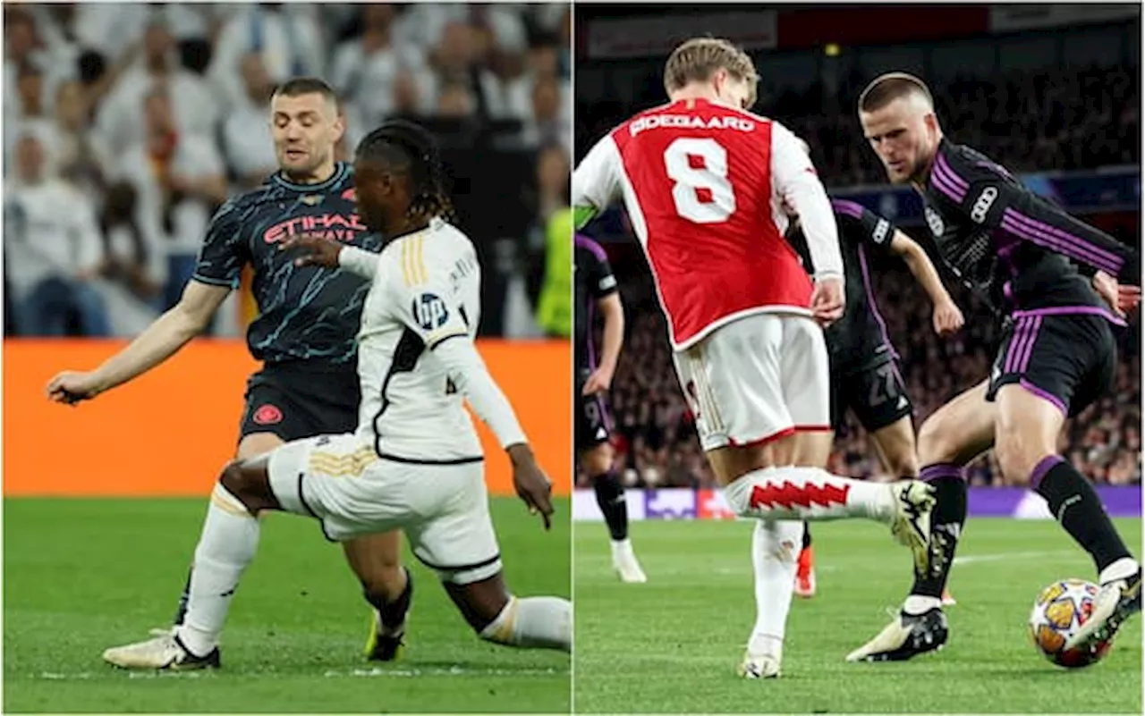 Champions League, quarti finale: Real Madrid-City e Arsenal-Bayern finiscono pari. VIDEO