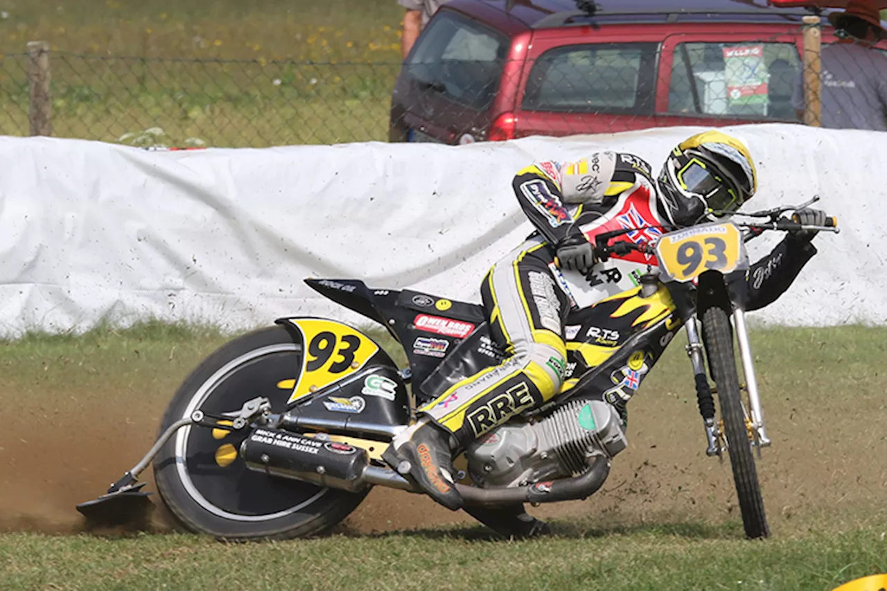 Grasbahnrennen in Willing: James Shanes gewinnt vor Martin Smolinski