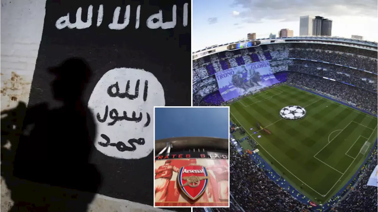 Arsenal and Man City put on alert as ISIS 'threatens to attack Champions League quarter-finals'