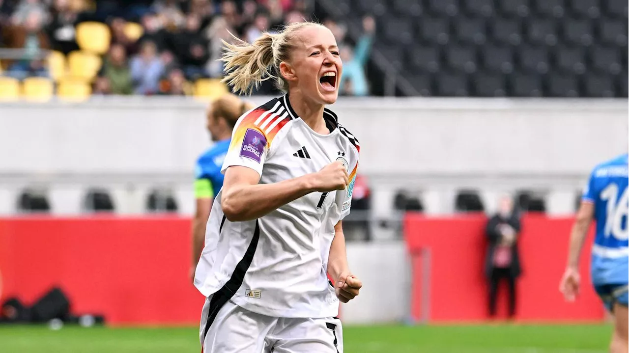 Zweiter Sieg im zweiten Spiel: DFB-Frauen gewinnen 3:1 gegen Island